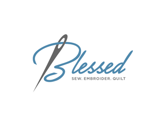 Blessed logo design by johana