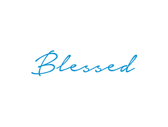 Blessed logo design by logitec