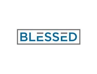 Blessed logo design by rief