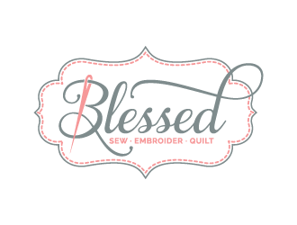 Blessed logo design by shadowfax
