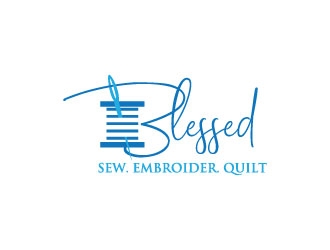 Blessed logo design by Erasedink