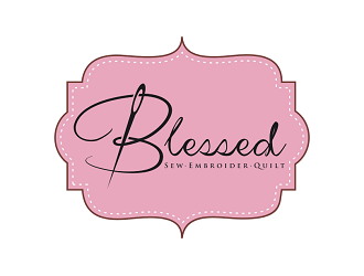 Blessed logo design by coco