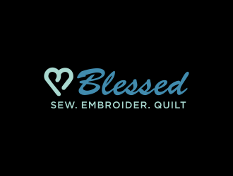 Blessed logo design by kaylee