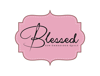 Blessed logo design by coco