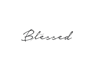 Blessed logo design by checx
