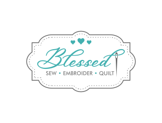 Blessed logo design by rezadesign