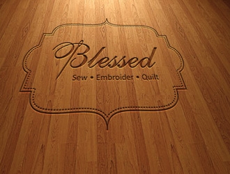 Blessed logo design by ManishKoli