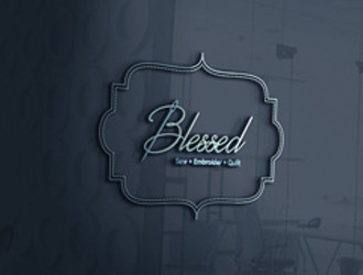 Blessed logo design by ManishKoli