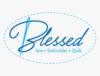 Blessed logo design by onetm