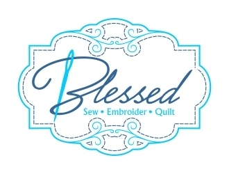 Blessed logo design by onetm
