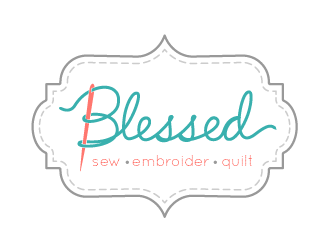 Blessed logo design by SOLARFLARE