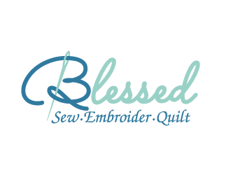 Blessed logo design by bluespix