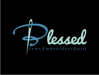 Blessed logo design by nurul_rizkon