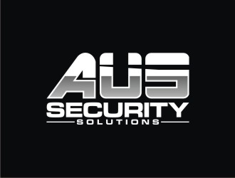 AUS security solutions  logo design by agil