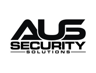 AUS security solutions  logo design by agil