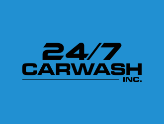 24/7 CarWash logo design by lexipej