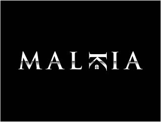 Malkia logo design by 48art