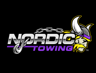 Nordic Towing logo design by THOR_