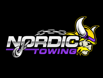Nordic Towing logo design by THOR_