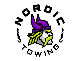 Nordic Towing logo design by SOLARFLARE