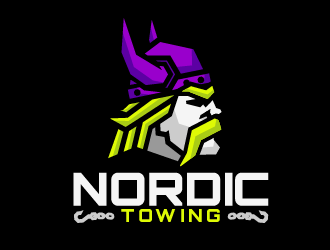Nordic Towing logo design by SOLARFLARE
