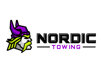 Nordic Towing logo design by SOLARFLARE