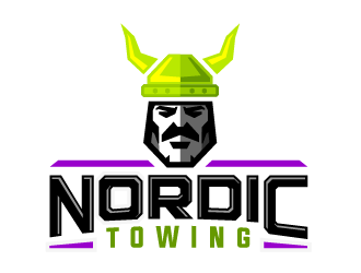 Nordic Towing logo design by SOLARFLARE