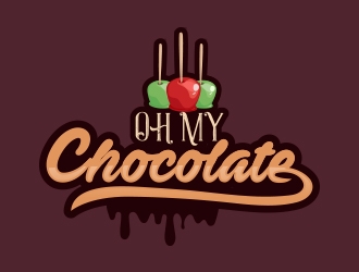 Oh My Chocolate logo design by fawadyk