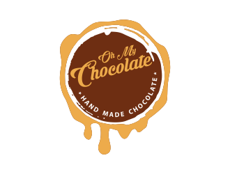 Oh My Chocolate logo design by qqdesigns