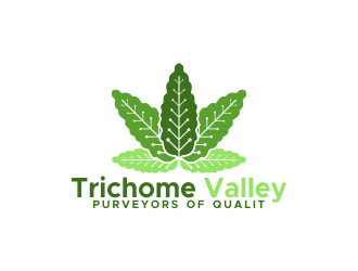 Trichome Valley logo design by Akli