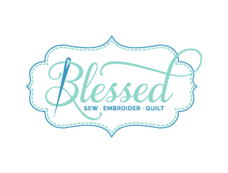 Blessed logo design by shadowfax