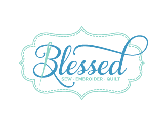 Blessed logo design by shadowfax