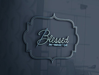 Blessed logo design by ManishKoli