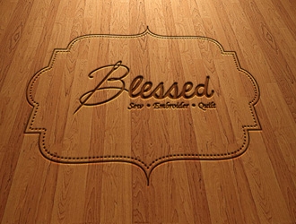 Blessed logo design by ManishKoli
