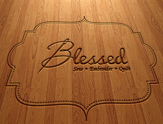 Blessed logo design by ManishKoli