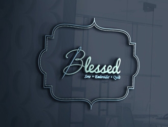 Blessed logo design by ManishKoli