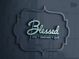 Blessed logo design by ManishKoli
