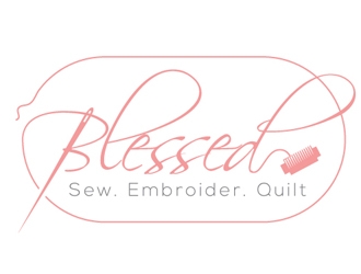 Blessed logo design by shere