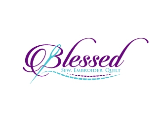 Blessed logo design by 35mm