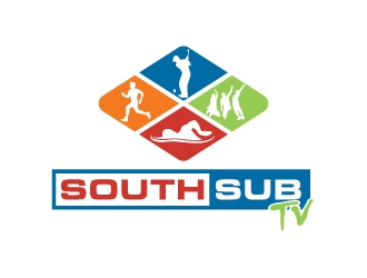 South Sub TV logo design by Aelius