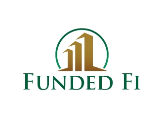 Funded Fi logo design by eyeglass