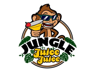 Jungle Juice Juice logo design by DreamLogoDesign