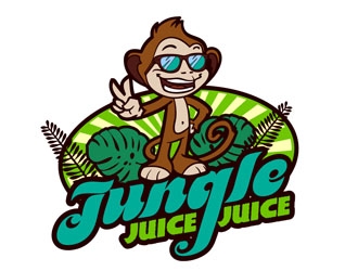 Jungle Juice Juice logo design by DreamLogoDesign