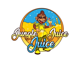 Jungle Juice Juice logo design by frontrunner