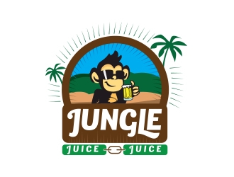 Jungle Juice Juice logo design by zubi