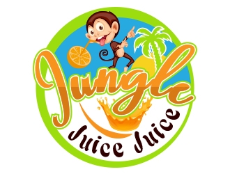 Jungle Juice Juice logo design by fawadyk
