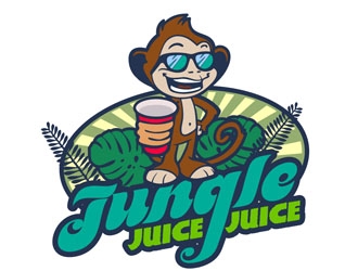Jungle Juice Juice logo design by DreamLogoDesign