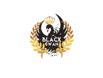 Black swan/ Black Swan Tattoo Studio logo design by Erasedink