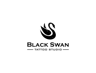 Black swan/ Black Swan Tattoo Studio logo design by kaylee