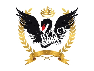 Black swan/ Black Swan Tattoo Studio logo design by Suvendu